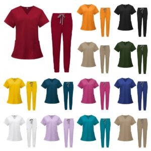 Multi-color Medical Scrub Set