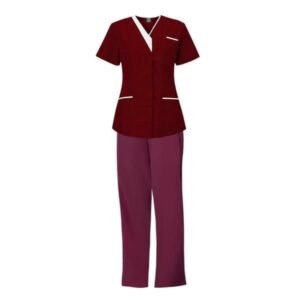 Two-Tone Women's Scrub Set – Multi-Color Options