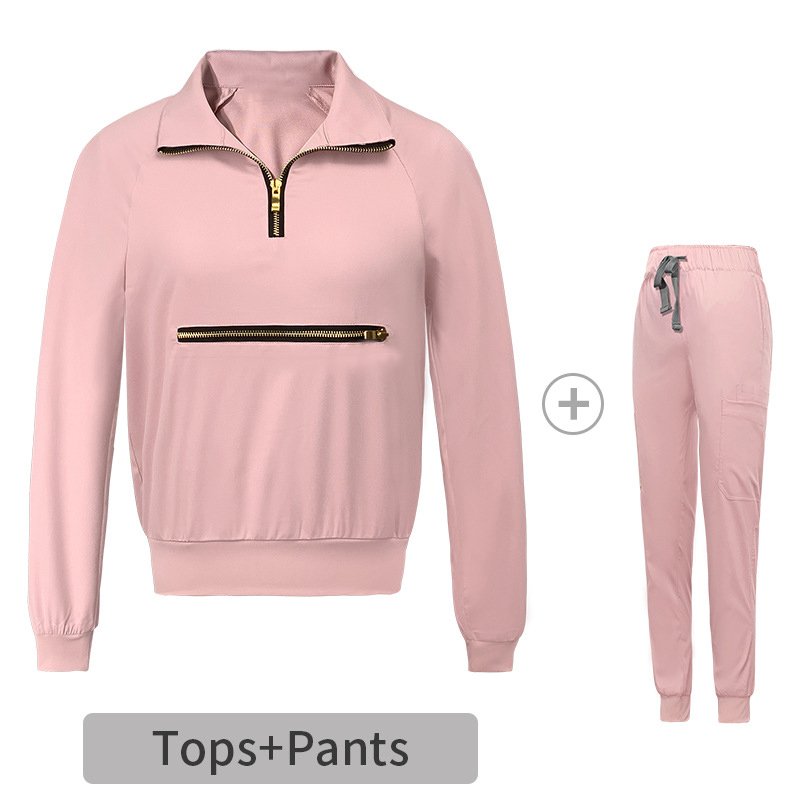 Men’s Medical Scrub Set with Gold Zippers – Modern Design in Multiple Colors - Image 4