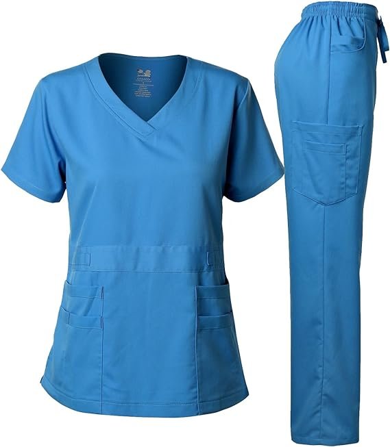 Women’s Functional Medical Scrub Set – Comfortable Fit with Multiple Pockets - Image 5