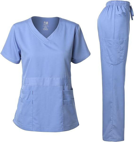 Women’s Functional Medical Scrub Set – Comfortable Fit with Multiple Pockets - Image 6