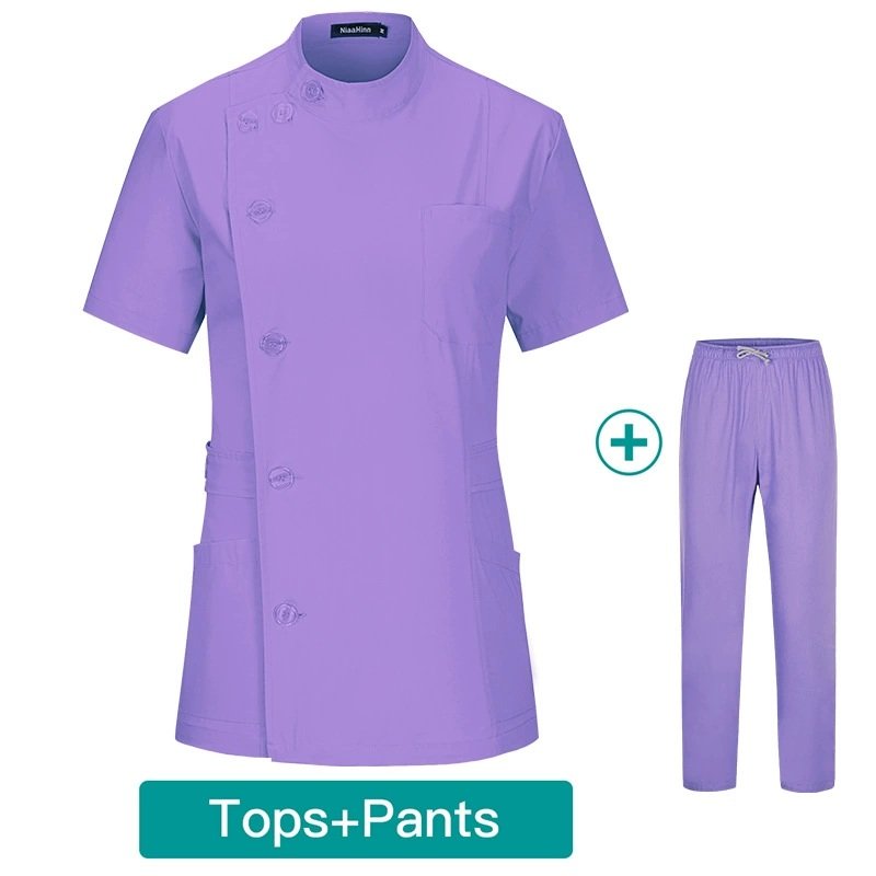 Elegant Side-Button Work Set - Top & Pants | Available in Multiple Colors - Image 4