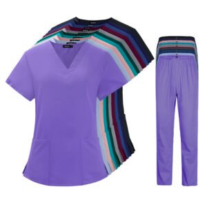 Classic Medical Scrub Set – Lightweight and Available in Multiple Colors