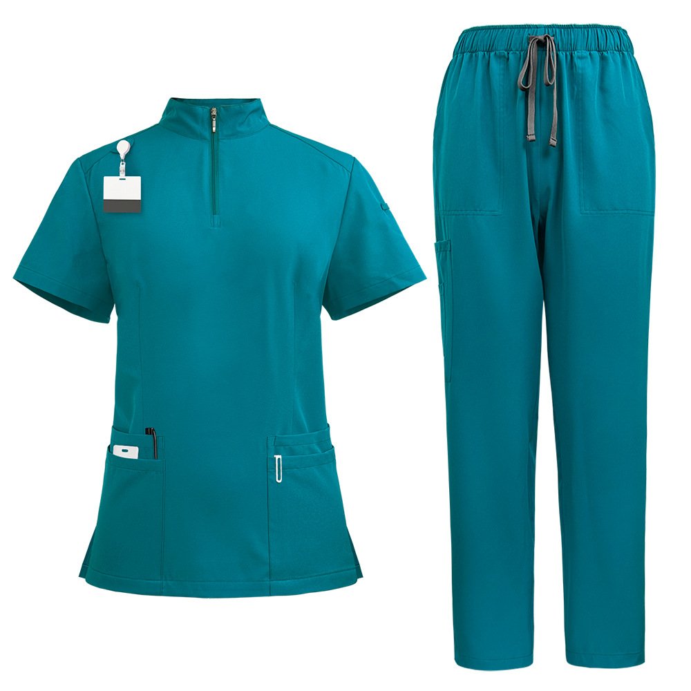 Zip-Front Medical Scrub Set – Functional & Professional, Available in Multiple Colors - Image 4